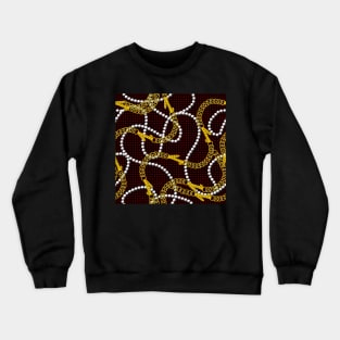 Pearls and gold chains Crewneck Sweatshirt